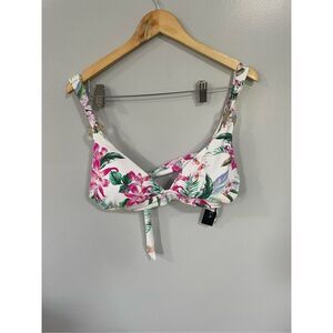 La Blanca Mystic Palms Clean Tall Triangle Women's Swimwear Bikini Top 12 NWT